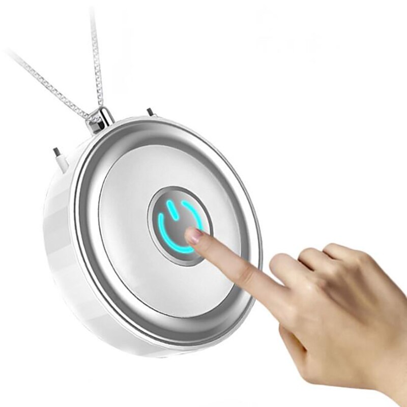 Mini Portable Air Purifier Wearable Air Purifier Necklace USB Air Cleaner Personal Negative Ion Generator