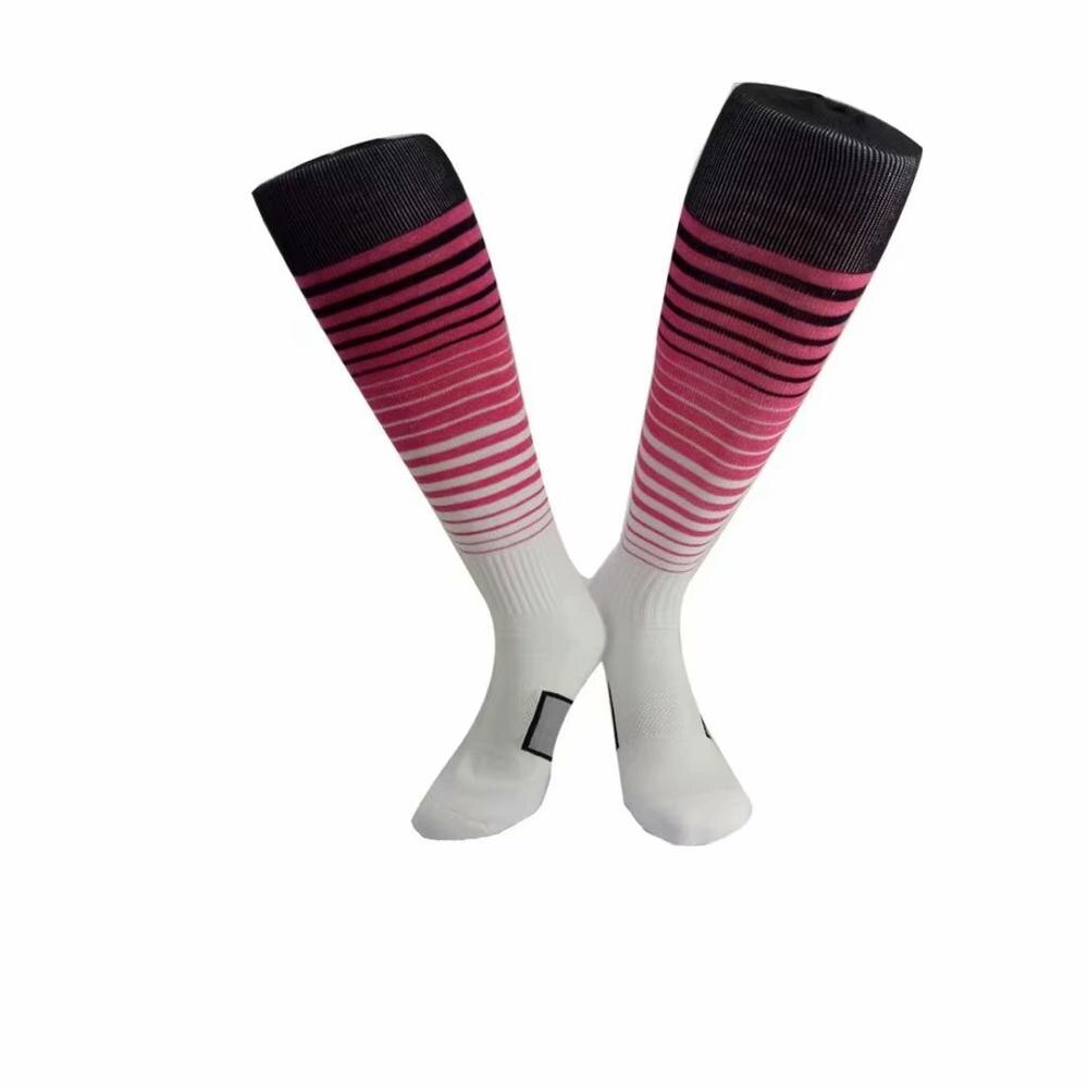 Gumowe podeszwy ręcznikowe skarpetki --- LKS104 podkolanówki dla mężczyzn, chinlon, 4 pary w jedno opakowanie na sprzedaż