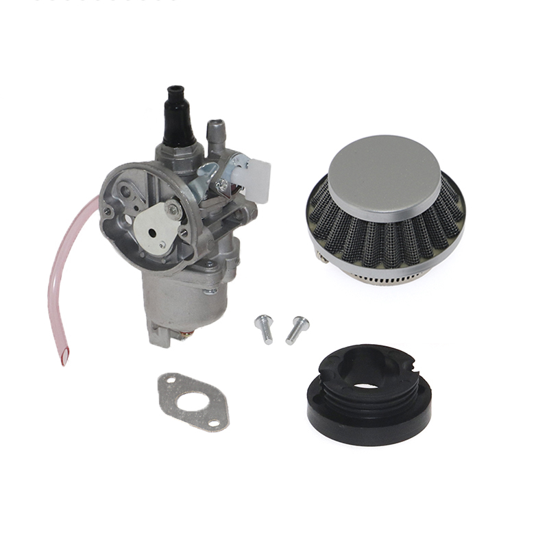 Carburetor Pocket Bike 47cc 49cc Engine Carb with Steel 44mm Air Filter For 2 stroke Mini Moto Quad ATV Dirt Bike Go Kart Buggy: Ivory