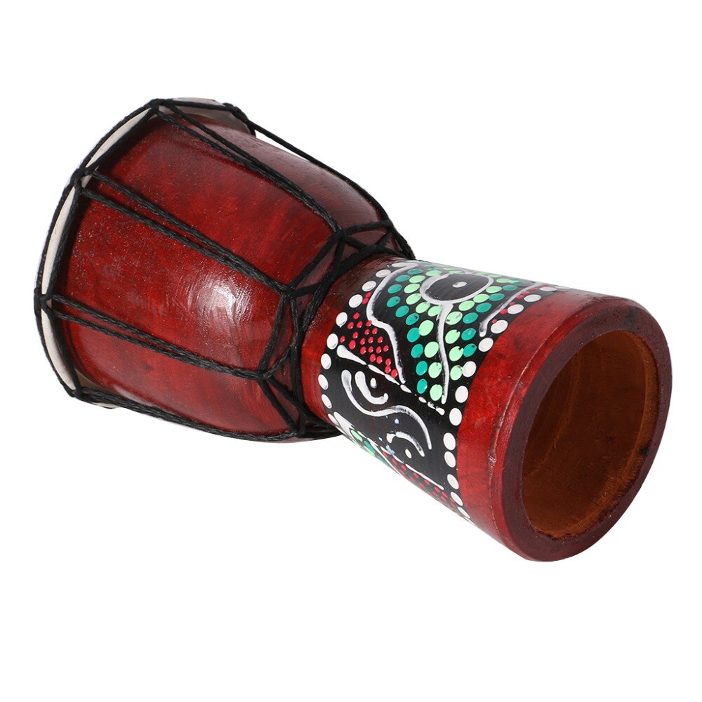 4 Pollici Professionale africano Djembe Tamburo Bongo Tamburo di Legno Buon Suono Strumento Musicale