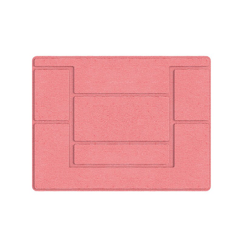 Soporte Invisible para portátil, soporte ajustable plegable, almohadilla portátil para tableta, soporte para iPad, MacBook, Mac Book, Samsung Compute: Rosa