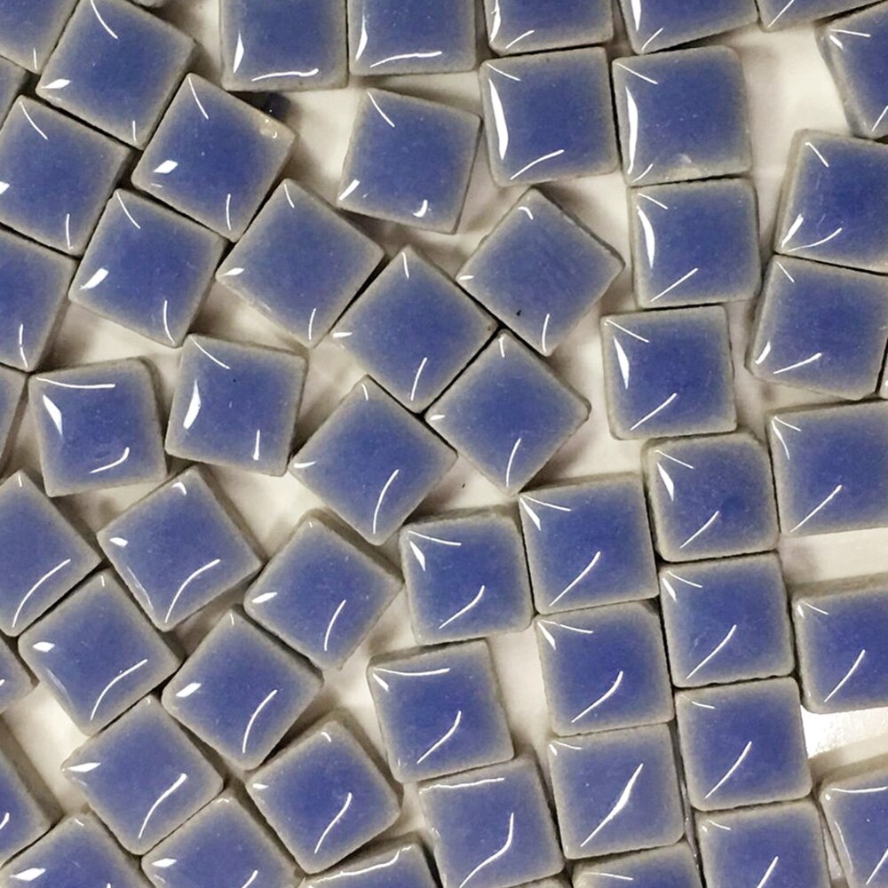 100pcs Multicolor Glass Mosaic Tile Square Ceramic Mosaic Tiles DIY Arts Crafts Making Material: 5