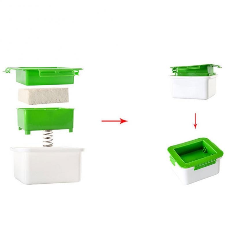 Tofu Pers Tofu Afdruiprek 3-Layer Tofu Pers Ingebouwde Drainage Water Verwijderen Tool Vaatwasmachinebestendig Keuken koken Gereedschap Set