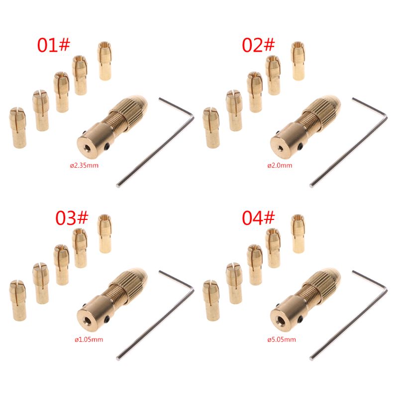 Mini mandrin de fixation, petite pince de fixation de mandrin, 7, 2/2, 35/4, 05/5, 0.5, 05mm pour foret, Micro mandrin de fixation