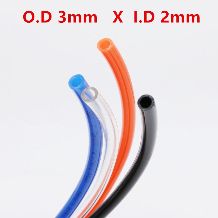 Tuyau PTFE (Téflon) 6 Mètres - Diamètre Intérieur 2 Mm, Extérieur 3 Mm, Pour Air Ou Liquide