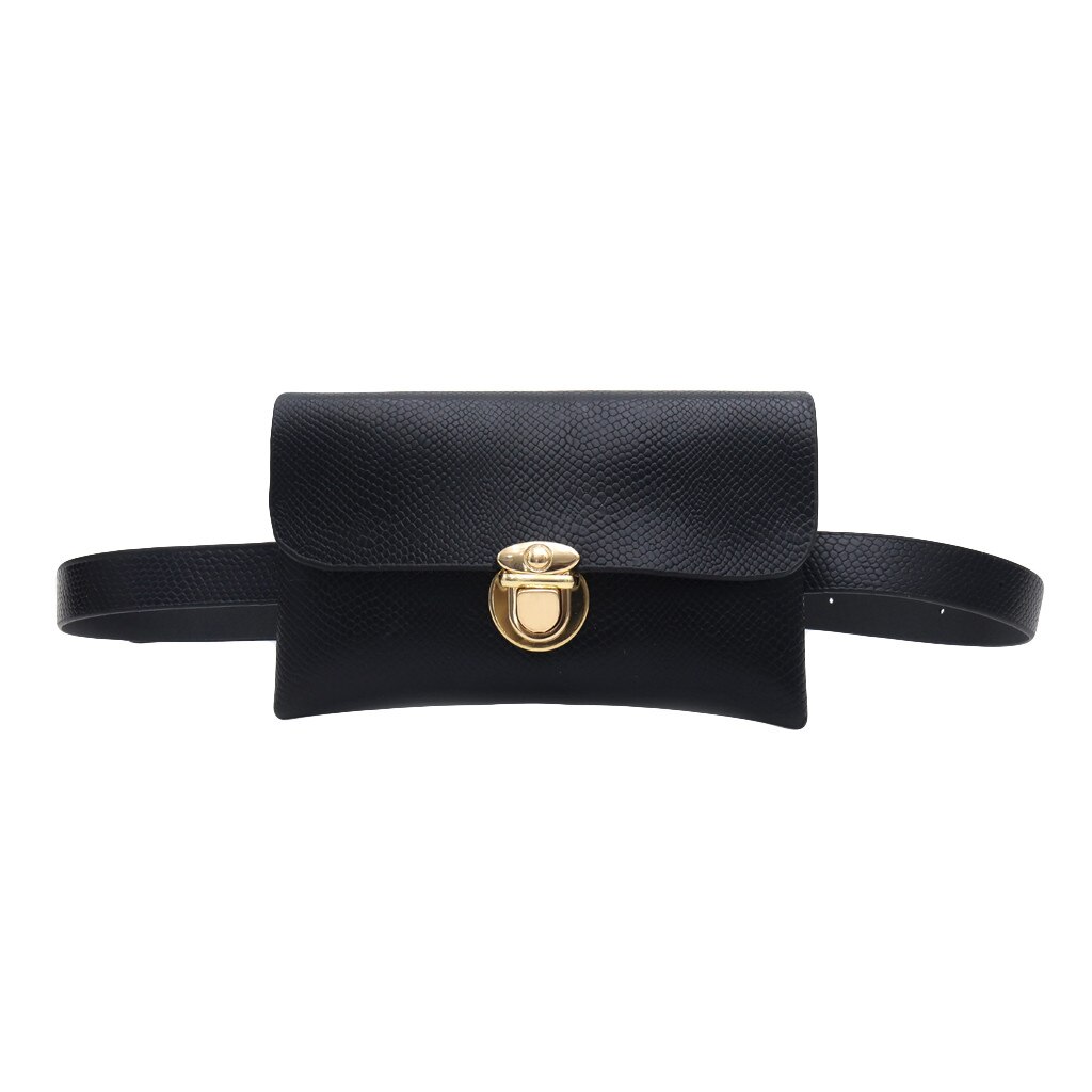 Vintage Leather Women Waist Bags Female Fanny Packs Belt Bags Mobile Phone Crossbody Bag Waist Packs