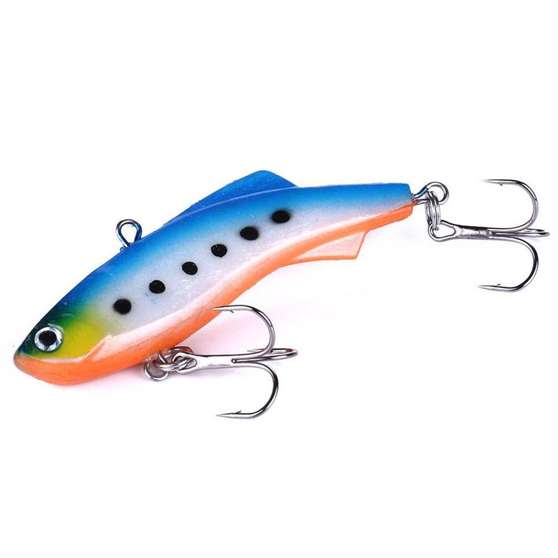 Señuelo para pesca en hielo Vib, cebo de plomo suave, 7,5 cm, 17,2g, aparejo de cebo Artificial, accesorios de hundimiento
