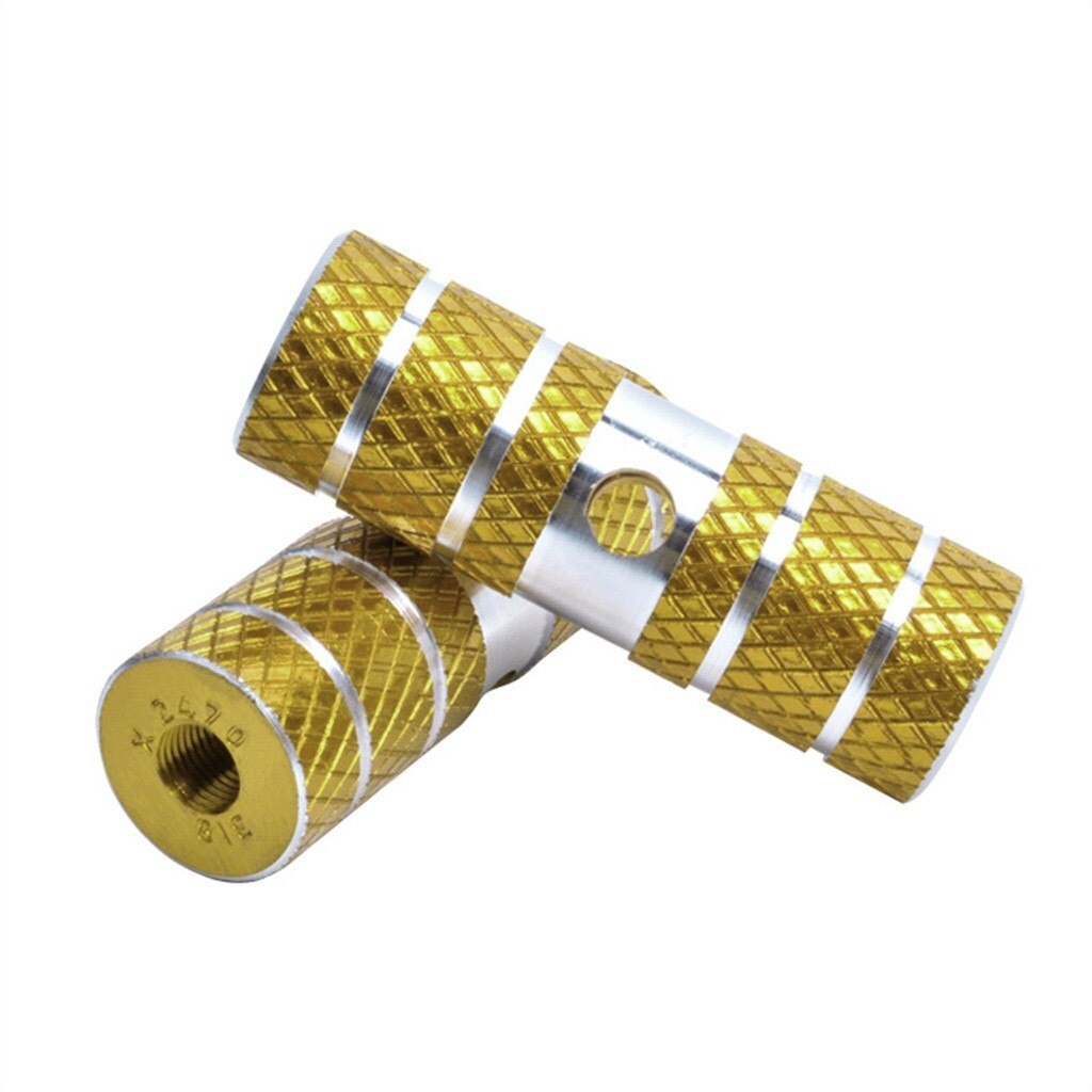 2 uds bicicleta eje de pedales pie resto clavijas Anti-deslizamiento trasero pies pedales BMX bicicleta ciclismo accesorios de bicicleta de Pedal Para Bicicletas #40