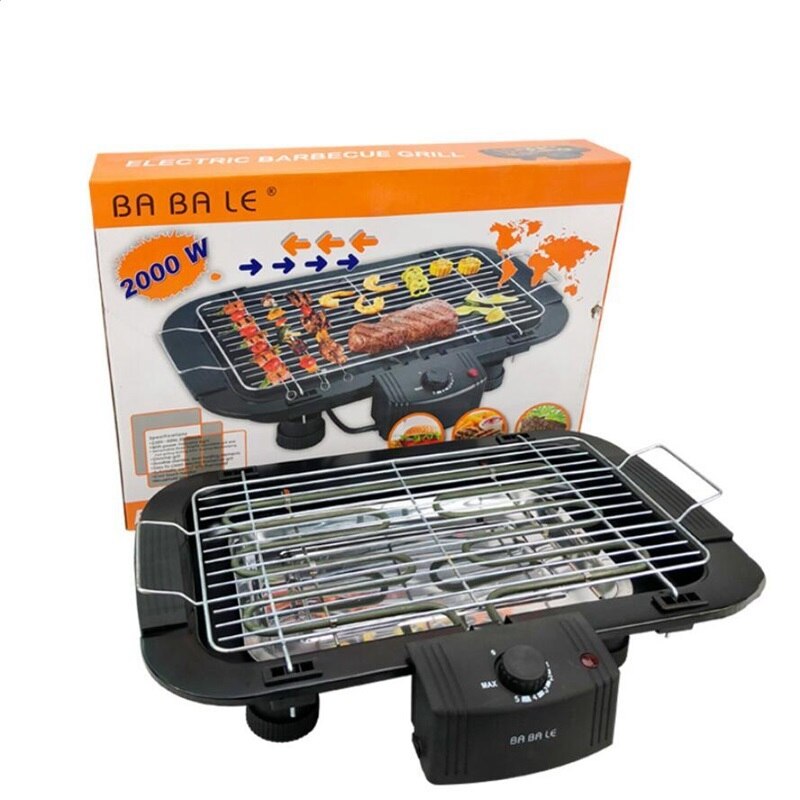 Huishoudelijke Elektrische Verwarming Barbecue Grill Oven Rookloze Indoor Carbon Gratis Vlees Kebab Koffiebrander Bbq Pan Kookplaat Bakplaat