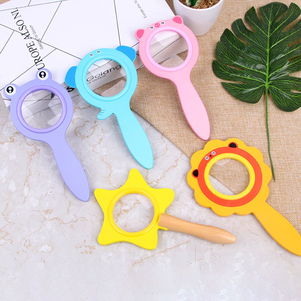 Dessin animé loupe insecte visionneuse enfants Science expérience jouet petite Science maternelle enseignement aides enfants