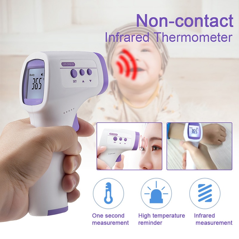 Handheld Non-contact Forehead Thermometer Homeuse IR Infrared Thermometer Portable Digital Digital Forehead Thermometer