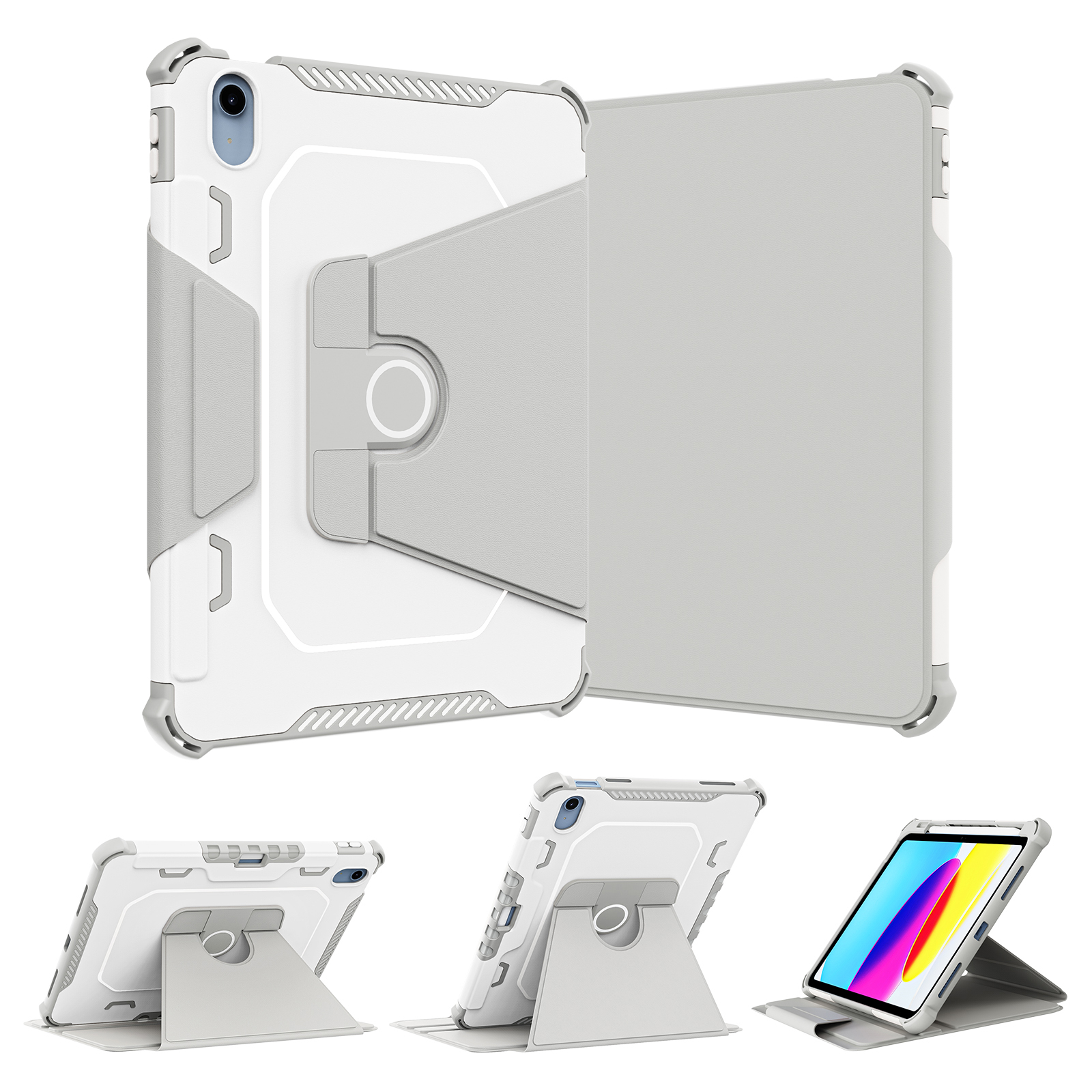 360 Rotation Stand For Apple iPad Air 11 4 Air5 Case A16 A2903 A3355 A3267 Book Leather Tablet Protection Cover
