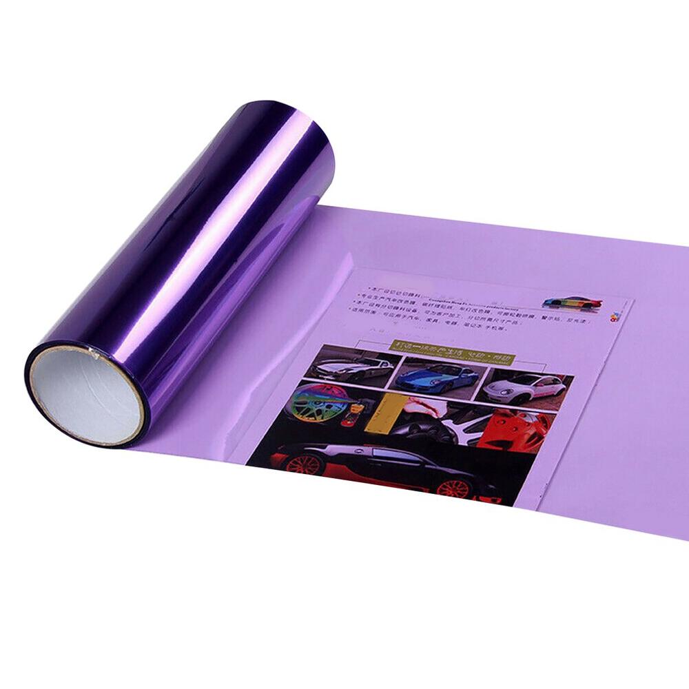 Linterna del coche de la luz trasera tinte de vinilo película única etiqueta linterna del coche de la película de cambio color de luz de la luz de niebla de La etiqueta engomada