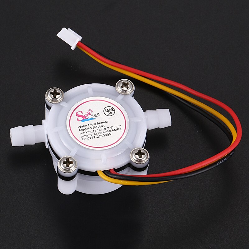 G1/4inch 0.3-3L/min Water Coffee Flow Hall Sensor Switch Meter Flowmeter Counter