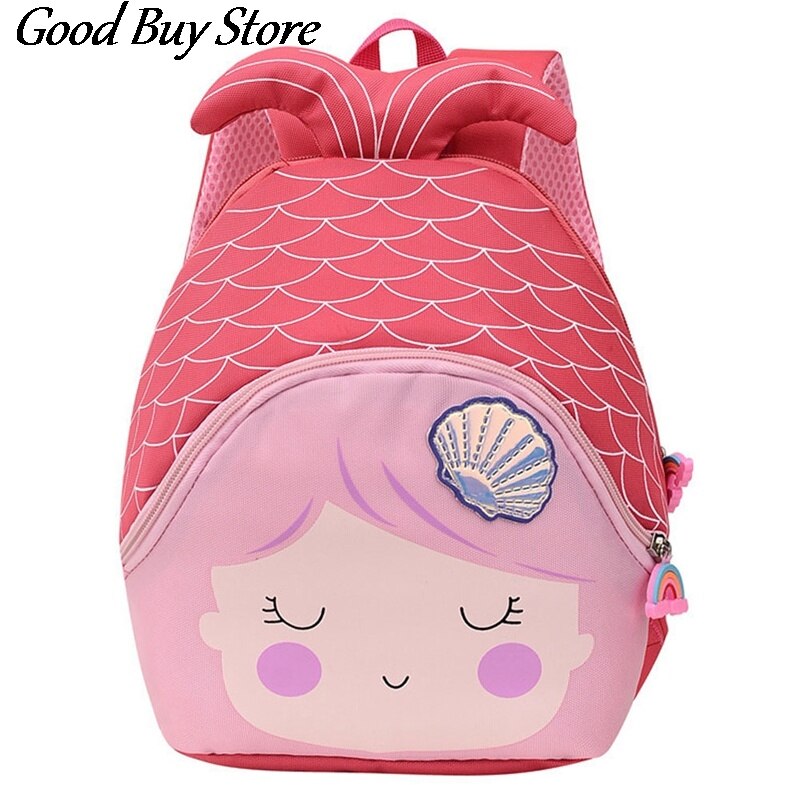 Leuke Rugzak Purse Cartoon Vis Schooltassen Kleuterschool Kinderen Rugzakken Mooie Schouder Boekentas Student Mochila Escolar: RD