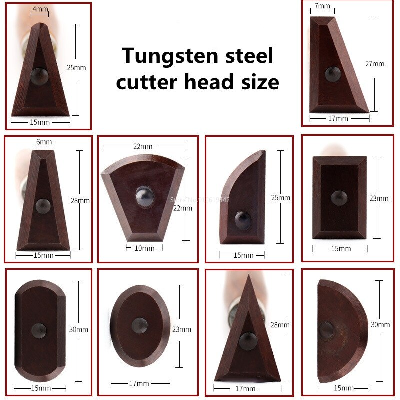 Ceramic Tool Trimming Tungsten Steel Knife Ceramic Clay Plastic Trimming Tool Mahogany Wear-resistant Super Hard Modification
