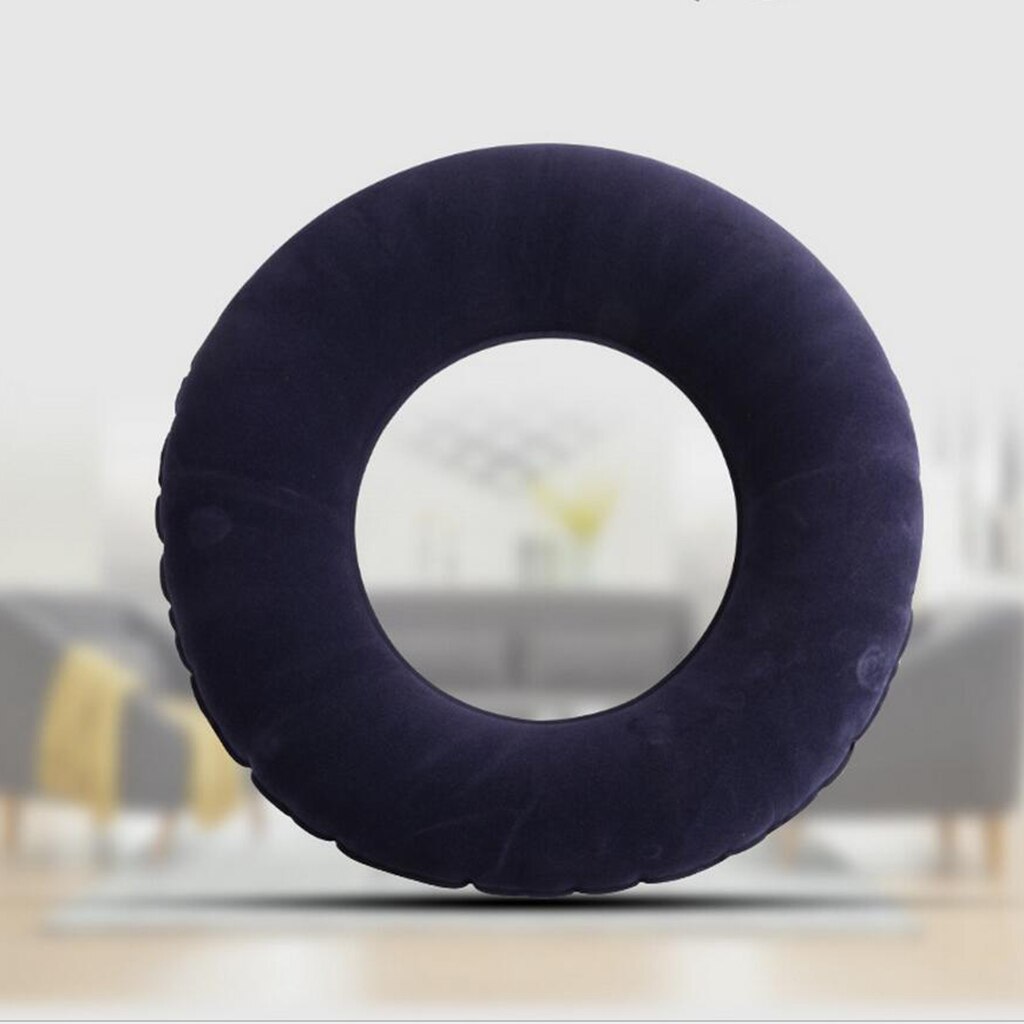 16 Inch Inflatable Donut Seat Cushion Hypoallergenic Hemorrhoid Pillow Bedsore Back Tailbone Relief Pillow for Home Salon Use