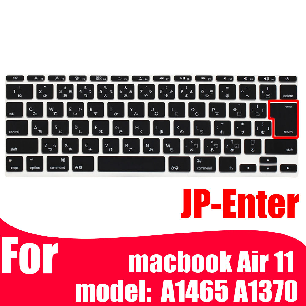 Japanese Laptop keyboard cover protector for macbook pro13 A2159A2289 For macbook air13 A2179 A1932 Keyboard case laptop skin: A1465 A1370