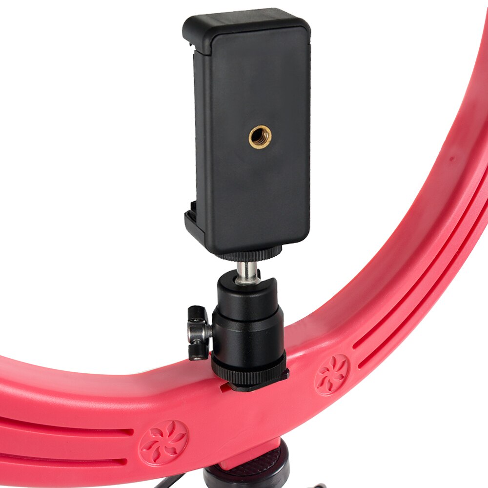 Fotografering led selfie ring ljus 26cm dimbar kamera telefon ring lampa 10 tum med bordsstativ för makeup video live studio