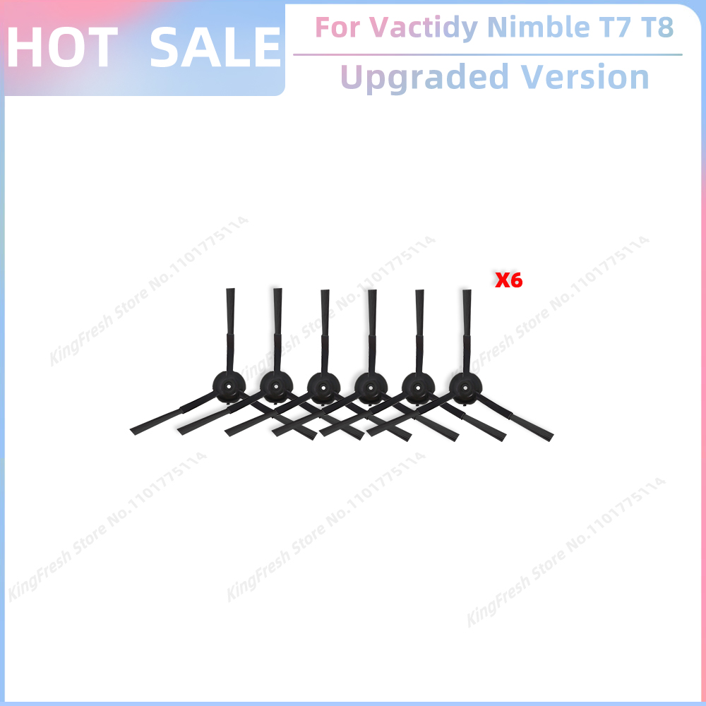 Compatibile con ricambi e accessori per il robot aspirapolvere Vactidy agile T7 T8 Spazzola laterale principale Filtro Hepa Panno per la pulizia: Luce Verde