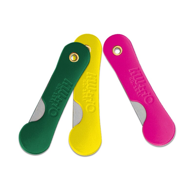 3pcs Colorful Utility Knife Paper Cutter Student Sharpening Pencil