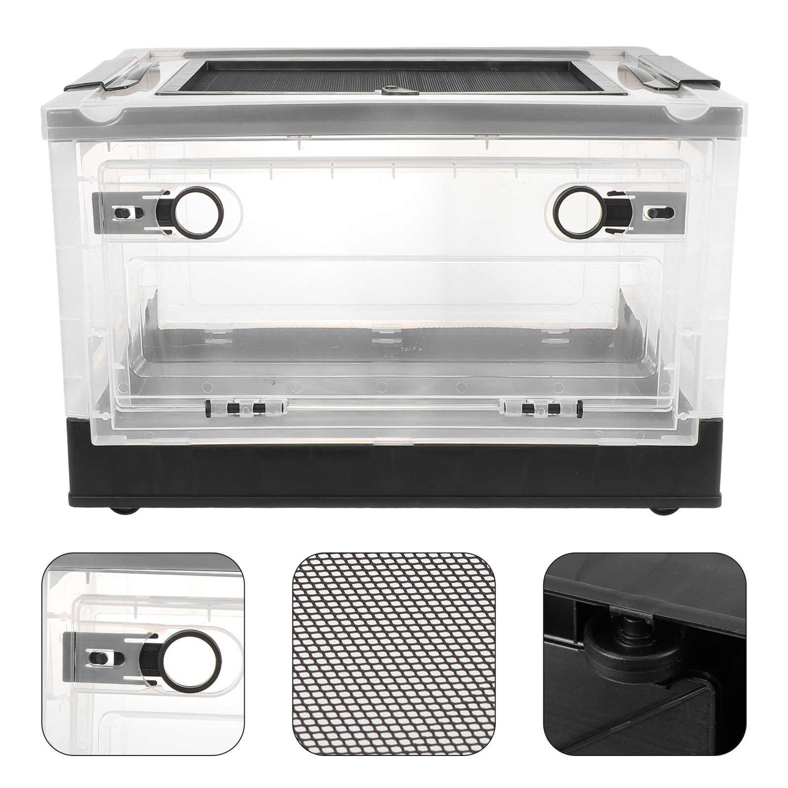 1 set of Hamster Plastic House Small Animal Cage Hedgehog Hamster Breeding Box