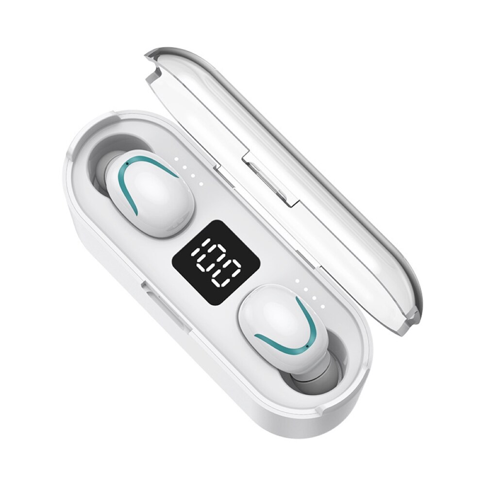 S1 Wireless Bluetooth Earphones In-Ear Touch Control Noise Reduction Headsets: White