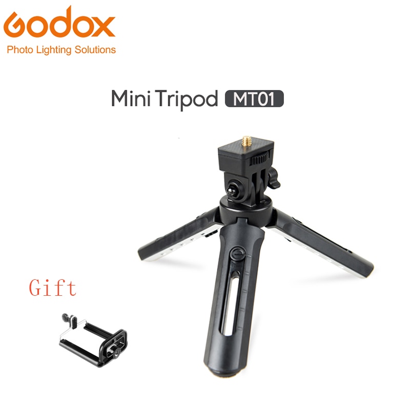 Godox MT-01 Mini Statief Klaptafel top stand en Grip Stabilizer voor Godox AD200 Godox A1 Digitale Camera, DSLR, Video Camera