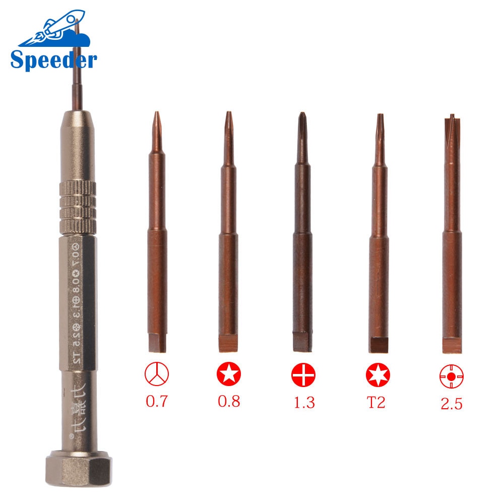 6 in 1 Screwdriver Set for iPhone X 8 7 6S 6 Repair Tools Opening Disassemble Kit for iPhone mainboard with Storage Function