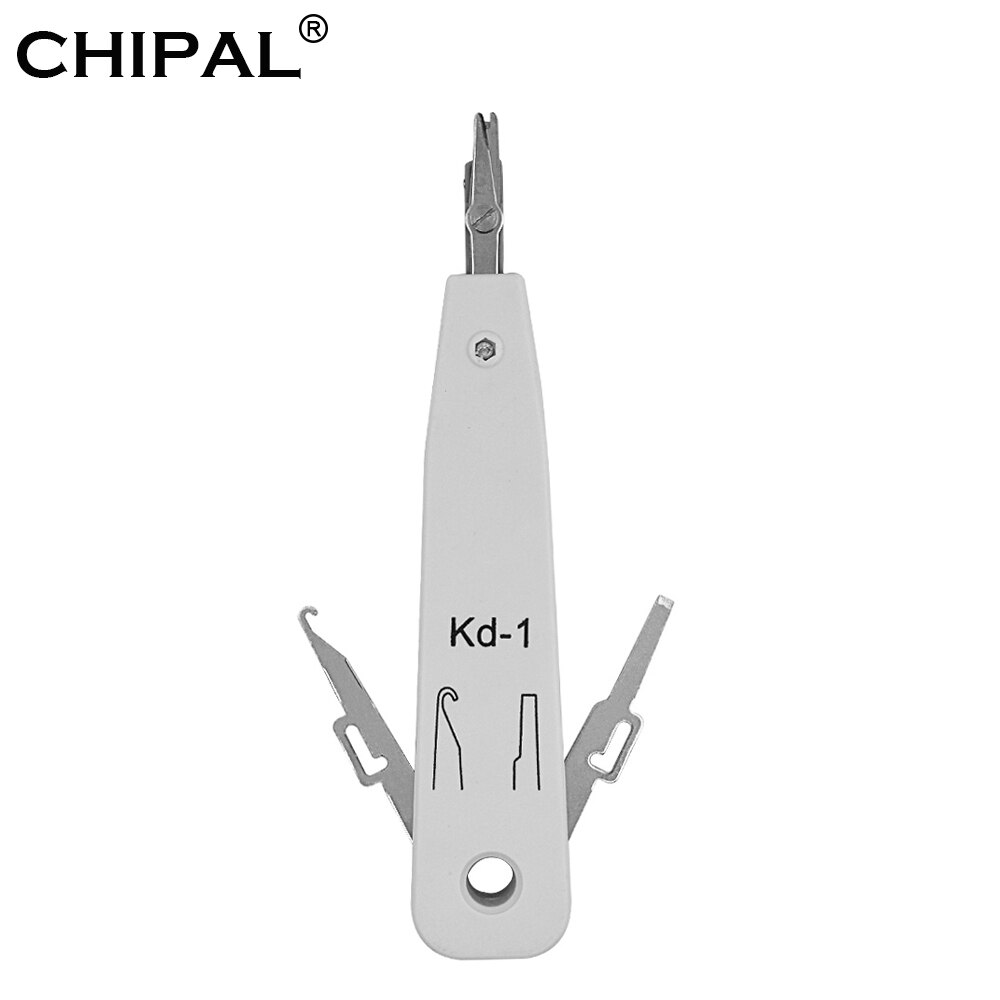 Outil portatif de fil de réseau d'impact de poinçon de KD-1 de KRONE de CHIPAL avec le capteur pour le fil de téléphone de télécom câble réseau RJ11 RJ45 Cat5