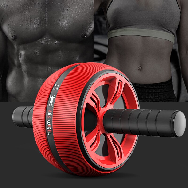 Abdominal Roller Exercise Wheel Fitness Equipment Mute Roller For Arms Back Belly Core Trainer Body Shape Training Supplies