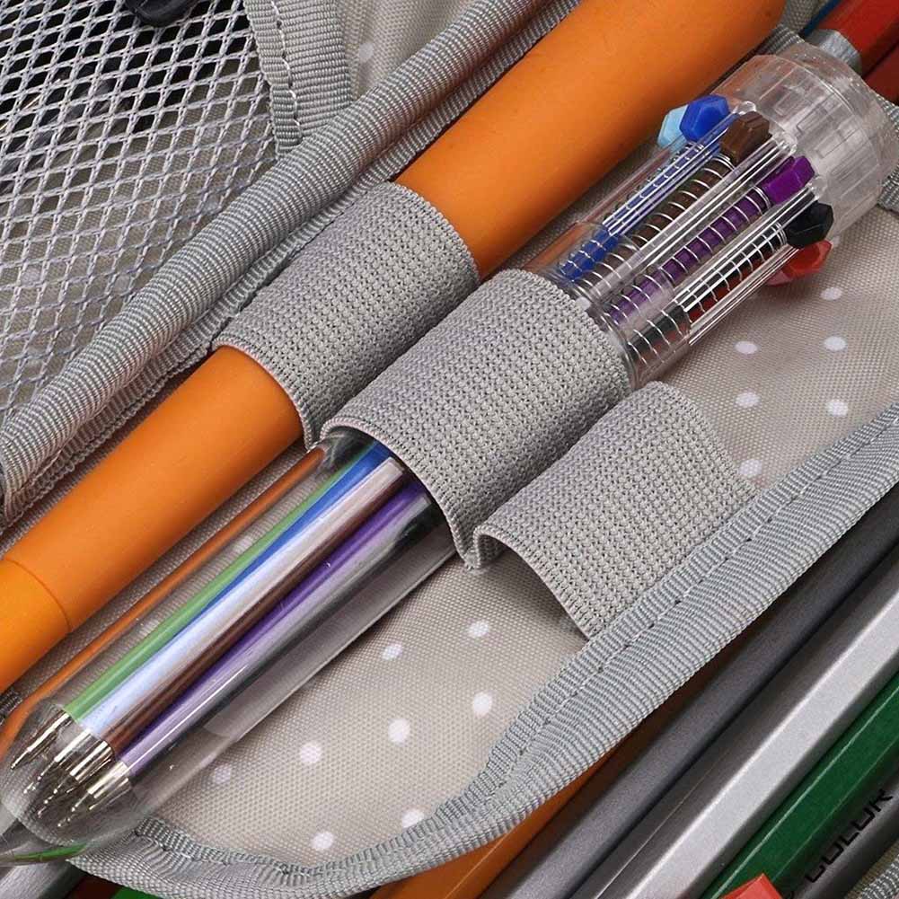 Nette Bleistift fallen Große Kapazität Blumen- Bleistift Schreibwaren Veranstalter Multifunktions Kosmetik Tasche DQ