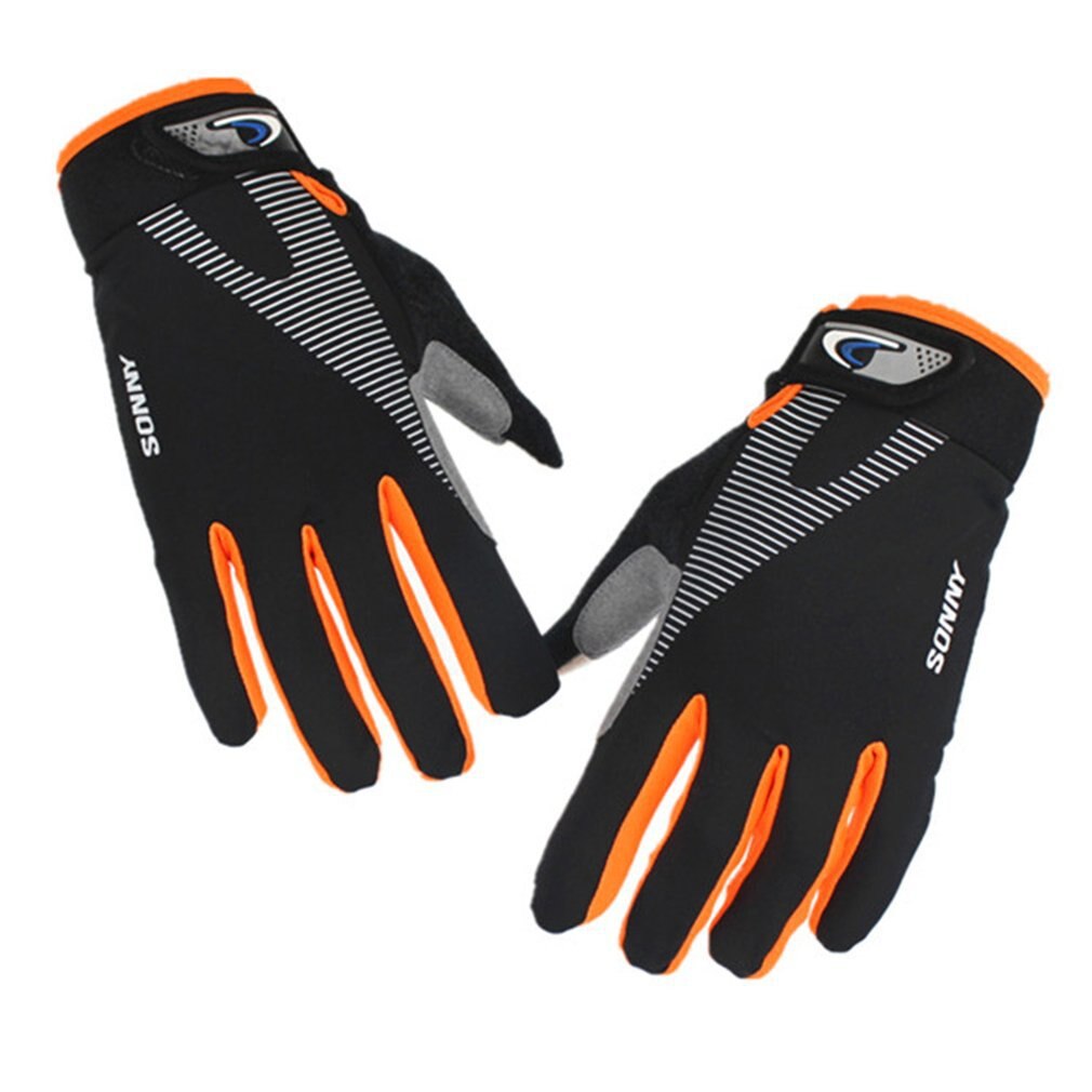 High Elasticity Outdoor Cycling Gloves Breathable Riding Gloves with Anti-slip Screen-touchable Unisex Working Gloves: Green / M