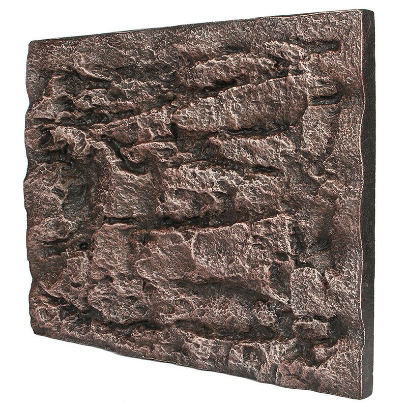 1 st akvarium bakgrund vägg 3d reptil terrarium vivarium akvarium skum sten sten 60 x 45 x 3cm: 4