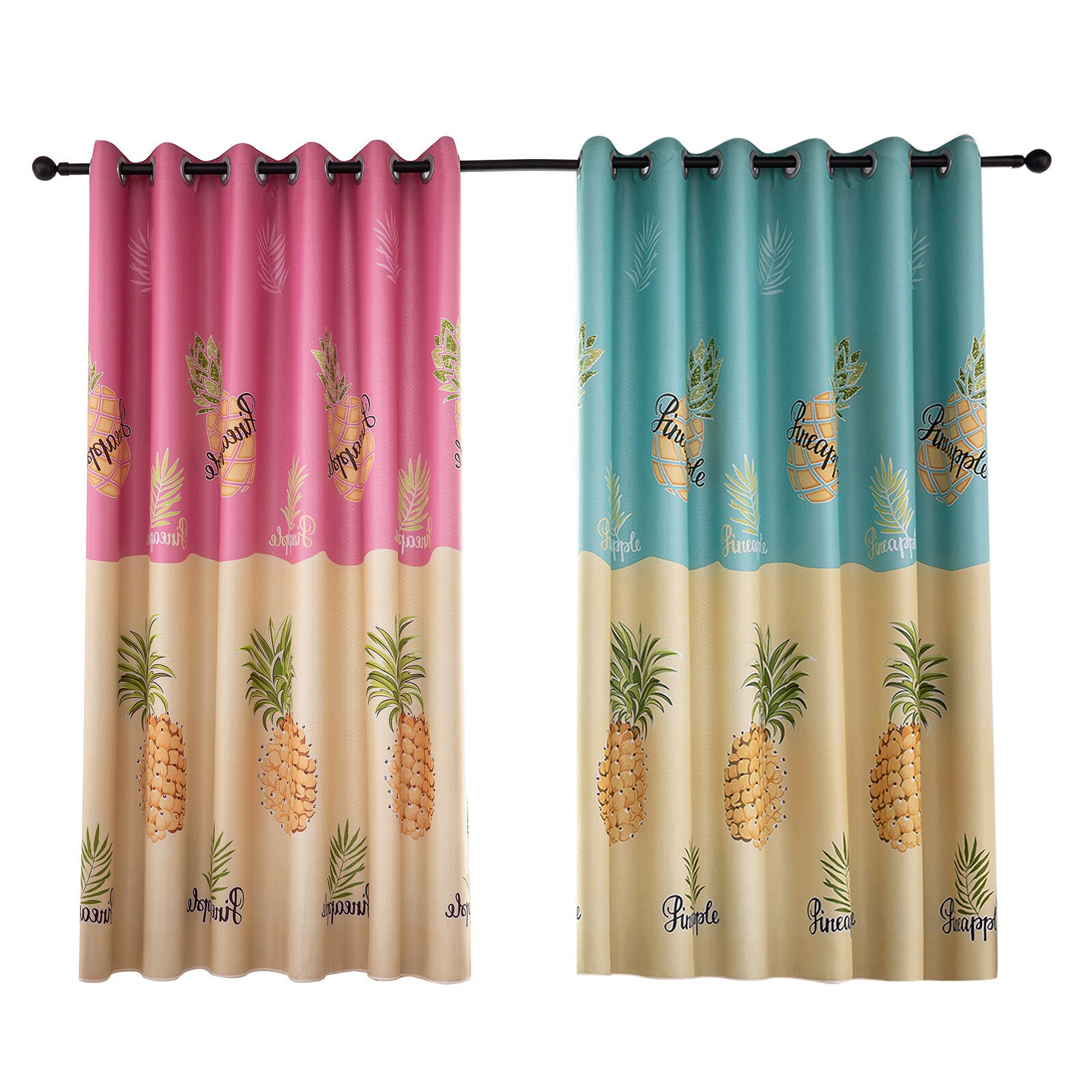 European Style Luxury Drapes Modern Polyester Window Curtains Luxury Semi Blackout Panel Living Room Drapery