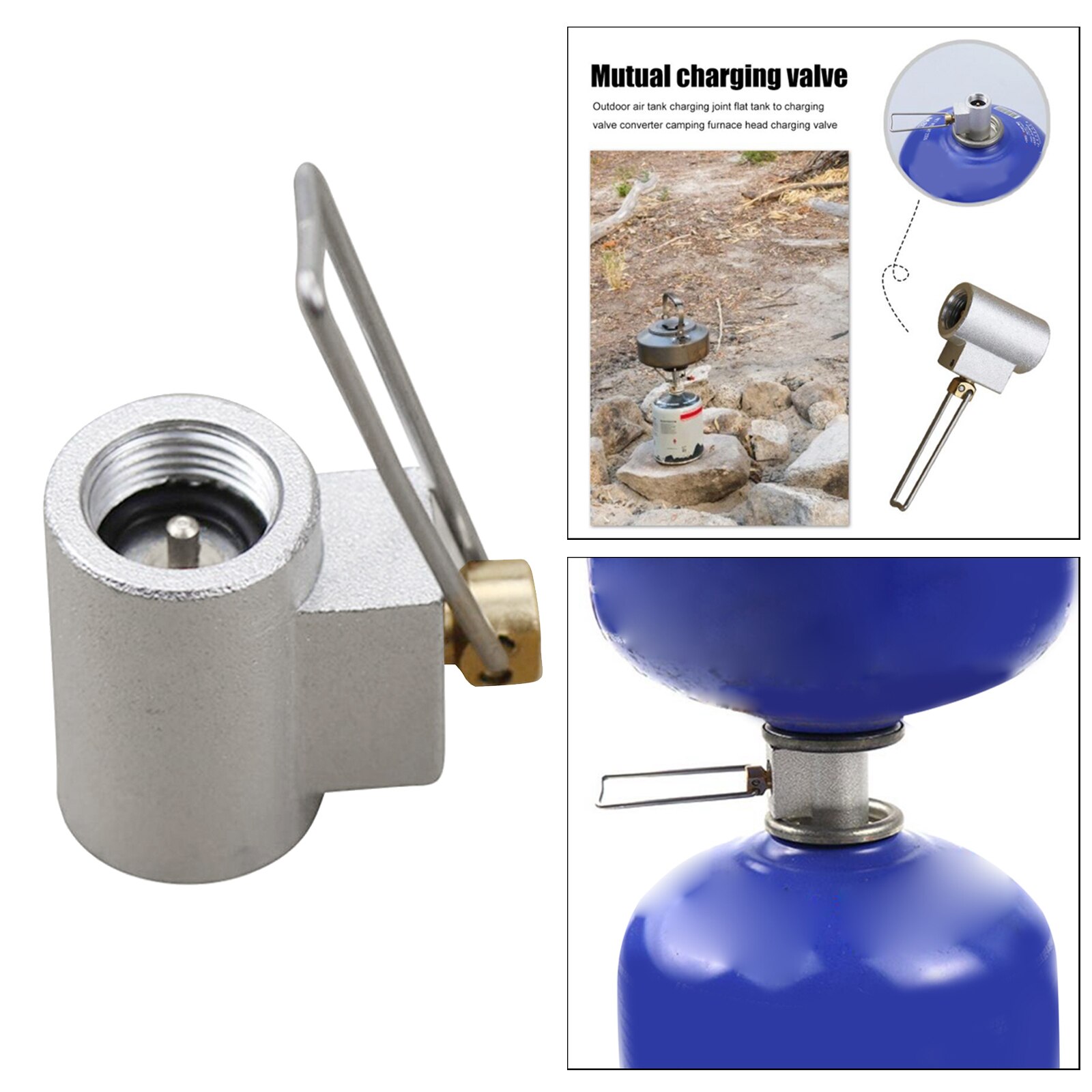 Propan Nachfüllung Adapter Gas Zylinder Panzer Koppler Universal- für Propan Panzer Flasche Flache Panzer Herde Zubehör
