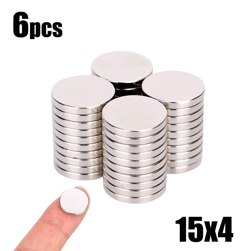 10 20Stck 18x2 18x3 18x4 15x2 12x2mm Runde neodym Starke Neodym Magnet Magne Selten Erde Neodym Starke Magnete Magnet: (15x4)6Stck