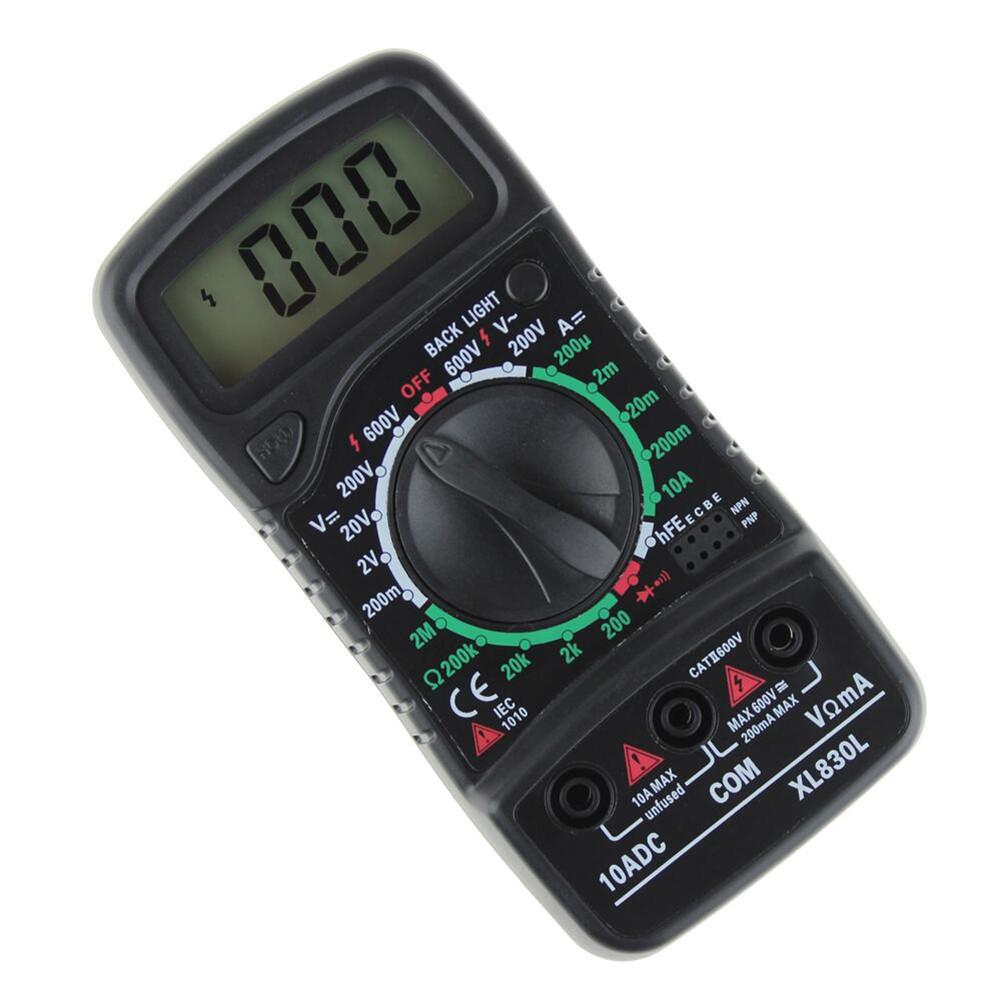 LCD Digital Multimeter With Temperature Measurement AC/DC Voltmeter Ammeter Ohmmeter Tester Current Resistance Multi Tester