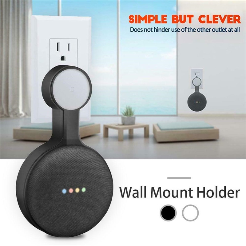 Smart Home Domotica Outlet Wall Mount Stand Hanger Holder Voor Google Thuis Mini Voice Assistent ALLEEN Fit US/ EU Plug