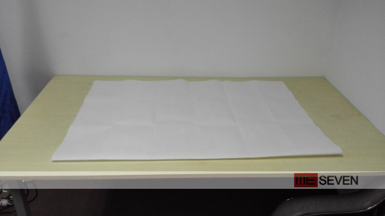 100 Inches White Simple Portable Wall Mounted Hanging Non Woven Material Fabric Projection Screen for Any Projector