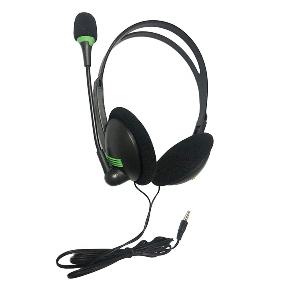 USB Headphones with Microphone Noise Cancelling & Volume Control Wired 3.5mm Phone Headset for PC Laptop Call Center Office: Default Title