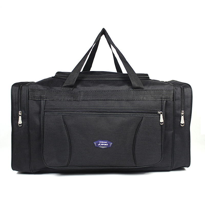 2022 Men Travel Bags Oxford Waterproof Hand Luggage Bag Big Travel Bags Business Large Capacity Bag: black XS