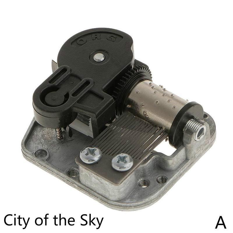 DIY Hand Crank Music Motor Mini Music Box Accessories Music Wind Up Toy Movement Play Set City of the Sky Meet: A