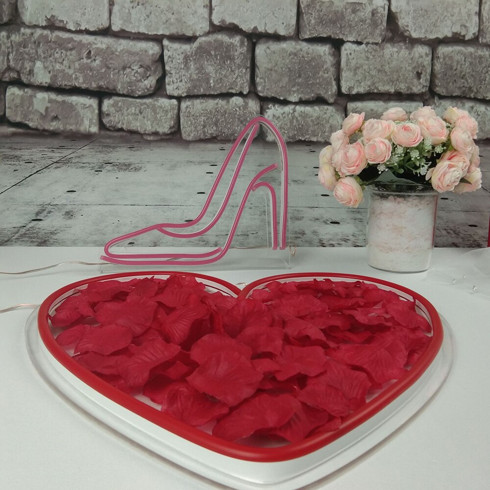 Ins Led Neon Sign Decoratie Shop Draagbare Hoge Hakken Dimmen Neon Voor Patry Voorstellen Huwelijk Thuis decor