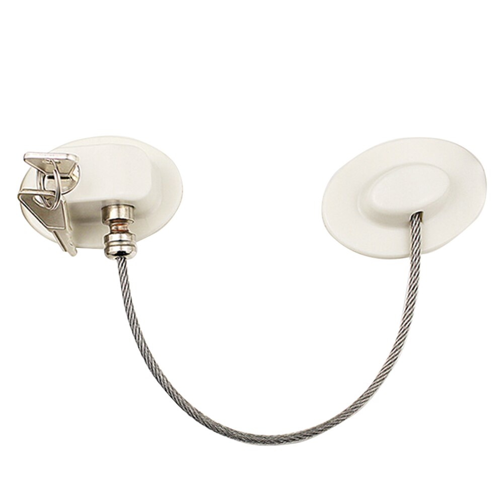 Adhesive Anti-Corrosion Punch Free Window Cabinet Home Drawer Rustproof Wardrobe Baby Refrigerator Lock Child Safety Protection: White