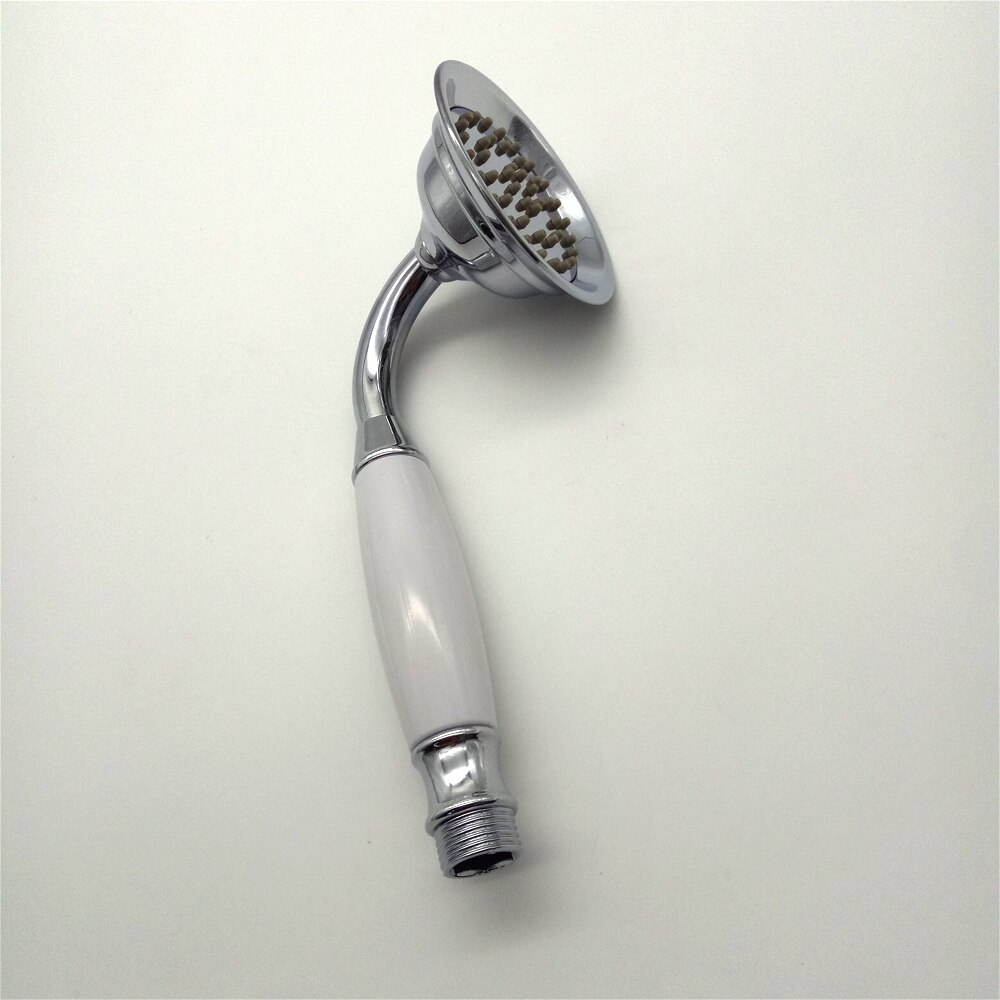 Zloog Antique Victorian Shower Head ABS Plastic Chrome Polished Telephone Style Shower for Bathroom Shower Faucet Tap