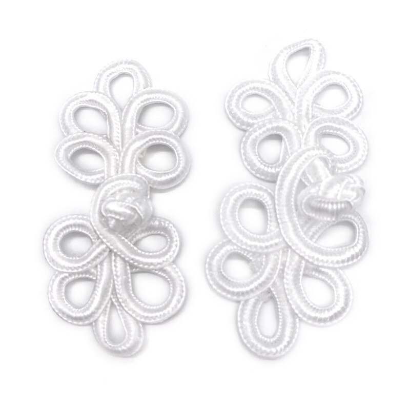 10 Pairs/Pack Chinese Frog Closure Buttons Knot Fastener Sewing Handmade Flower Cheongsam Button Craft DIY