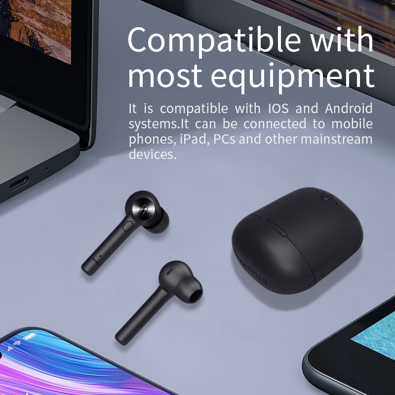 Bluedio Hi sport wireless bluetooth earphone for phone portable earbuds headset with charging box built-in microphone