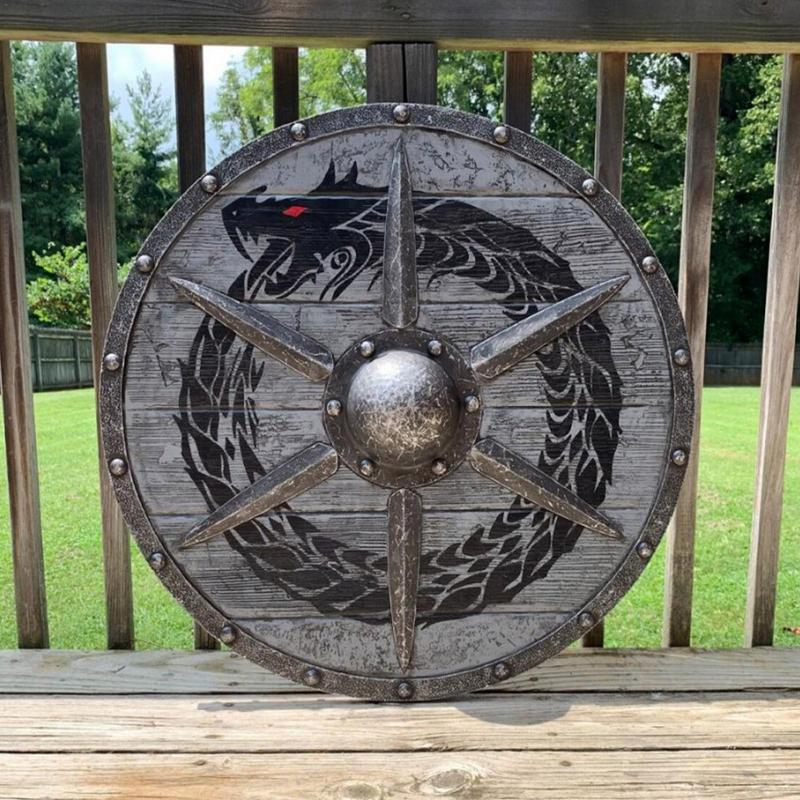 Wikinger Schild Schild Spielzeug Für Jungen mittelalterlich Eivor Walhalla Wikinger Schild Authentische Battleworn Schild Für Reenactment