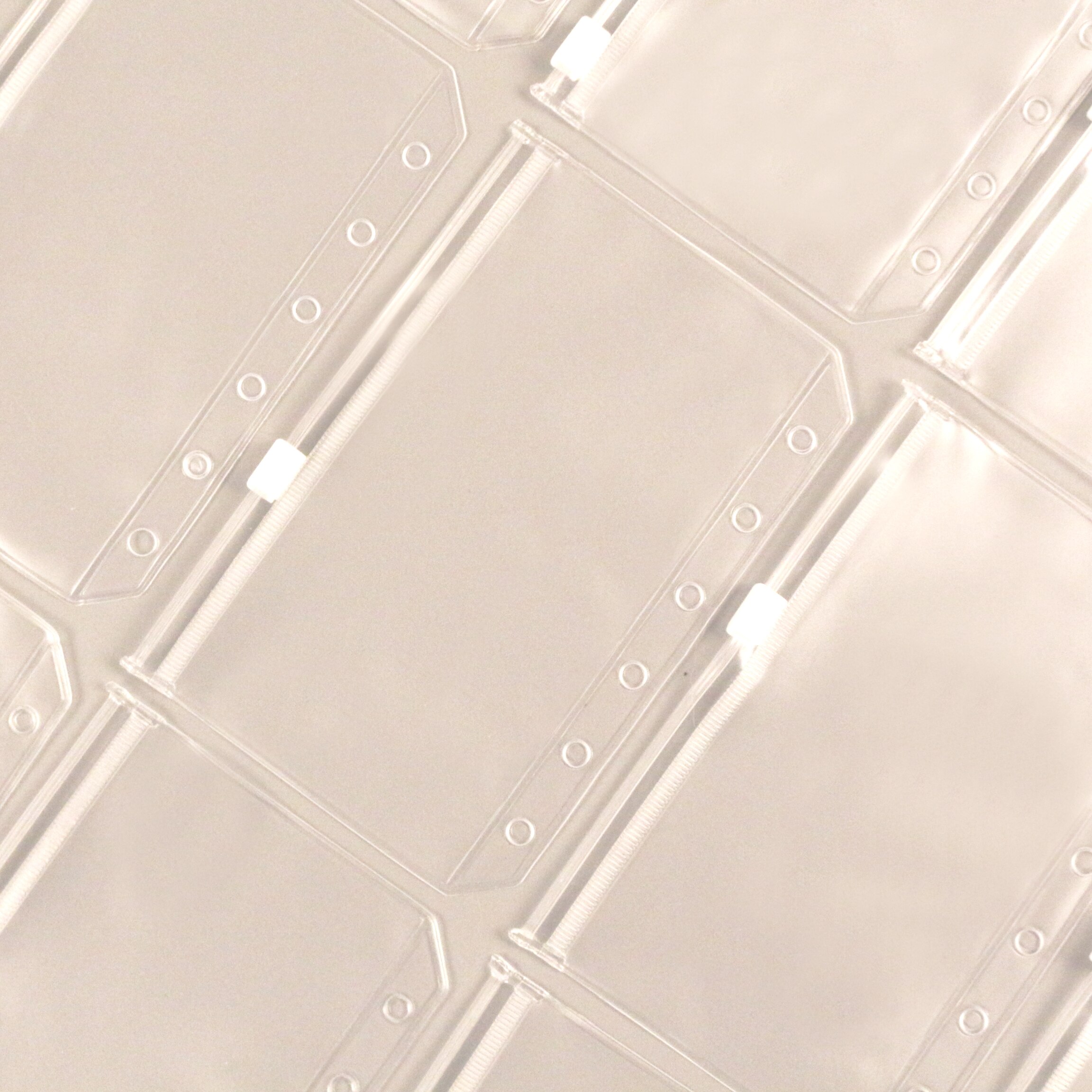 Filofax A5/A6/A7 refills loose leaf pockets pvc zipper binder pocket metal dies storage bag